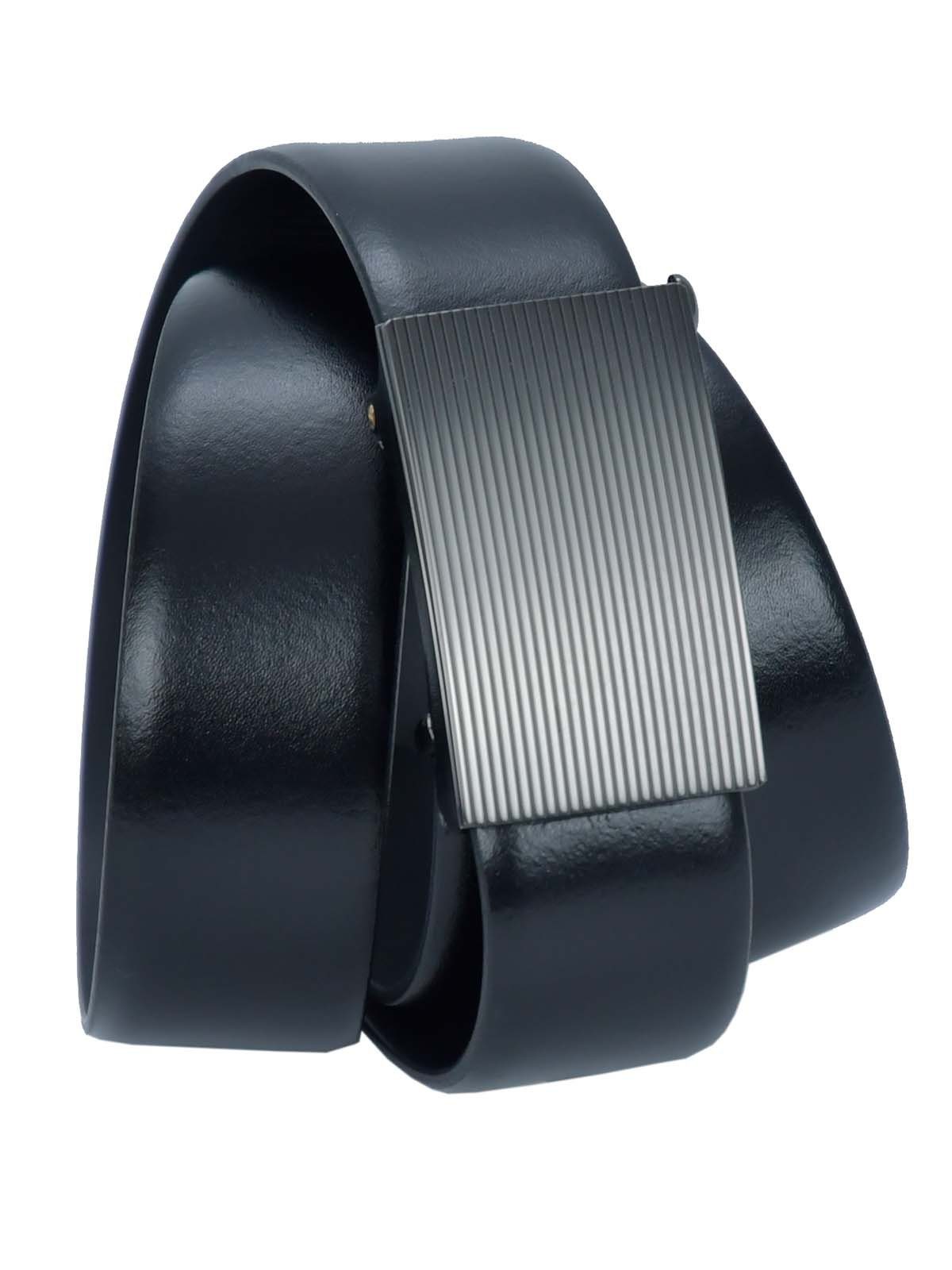 Belts schwarz Men’s LLOYD-Automatic-Gürtel 35mm, kürzbar, Ledergürtel bombiert LLOYD