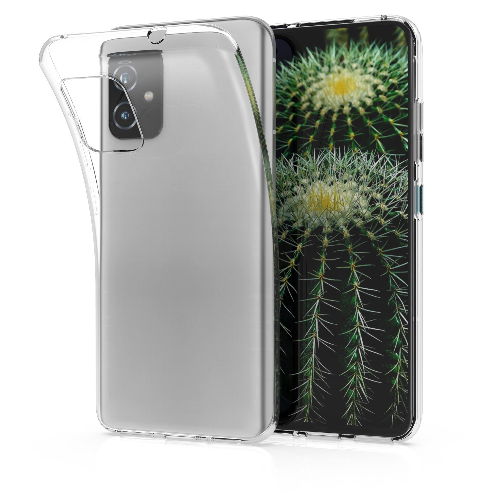 kwmobile Handyhülle Hülle für ASUS Zenfone 8, Silikon Handyhülle transparent - Handy Case gummiert
