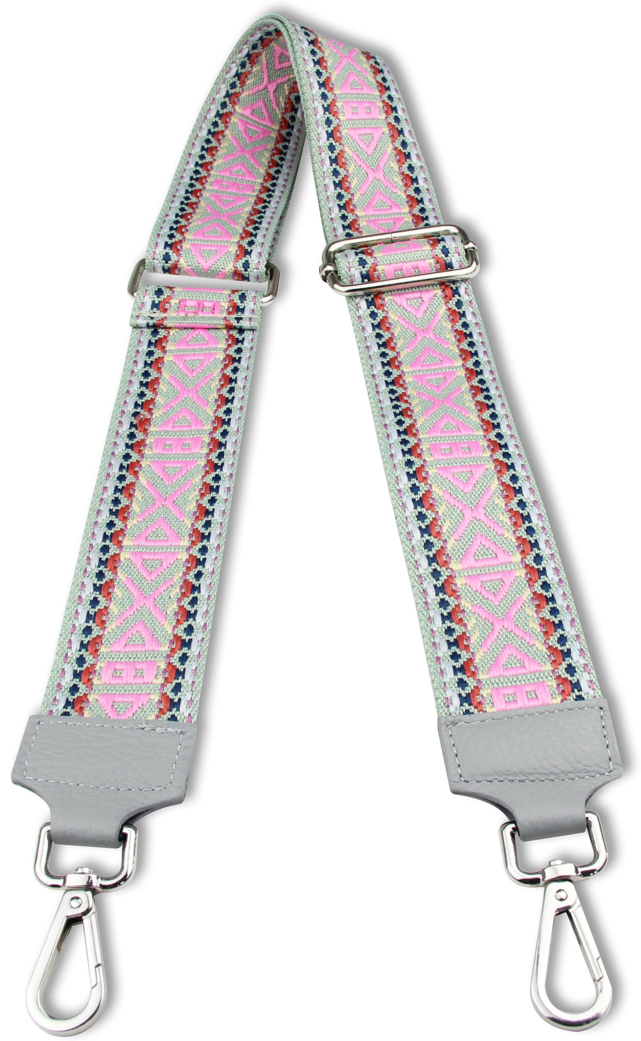 Frentree Schulterriemen MADE IN ITALY, 5cm breiter Schultergurt für Taschen, verstellbarer Gurt, Muster: Bohemian