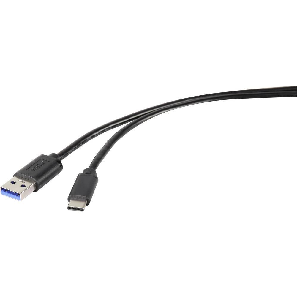 USB 3.1 (Gen 1) Anschlusskabel A/USB-C™ 1.8 m USB-Kabel