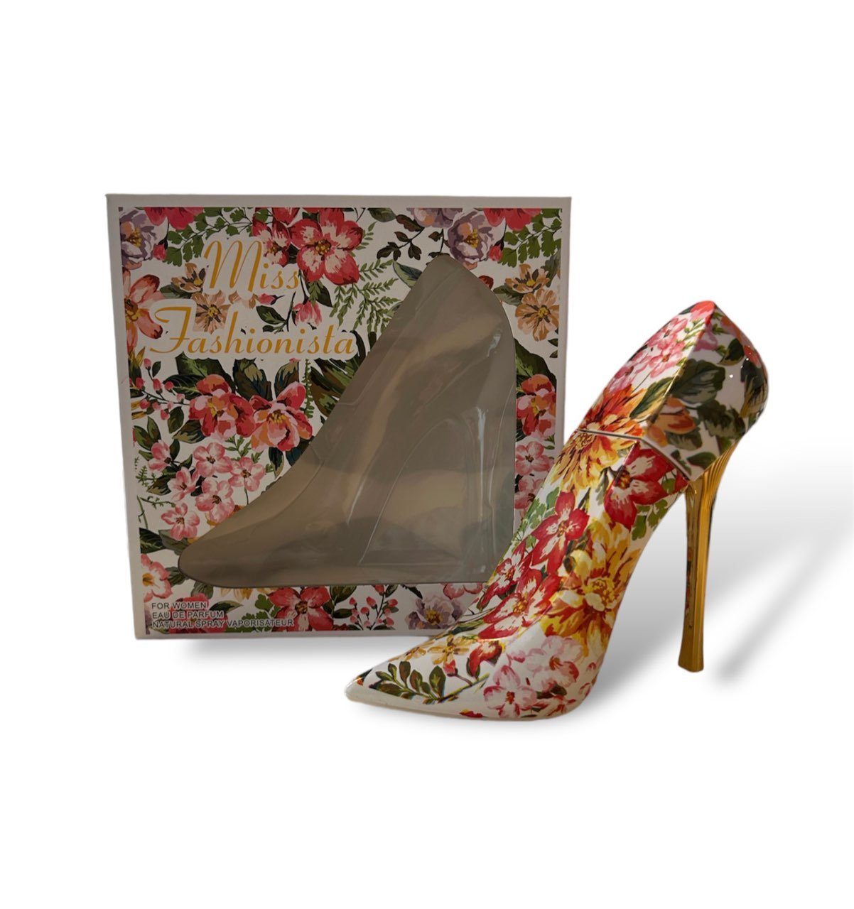 Tiverton Парфюми Miss Fashionista White, 1-tlg., Stiletto-Form mit Blumenmuster