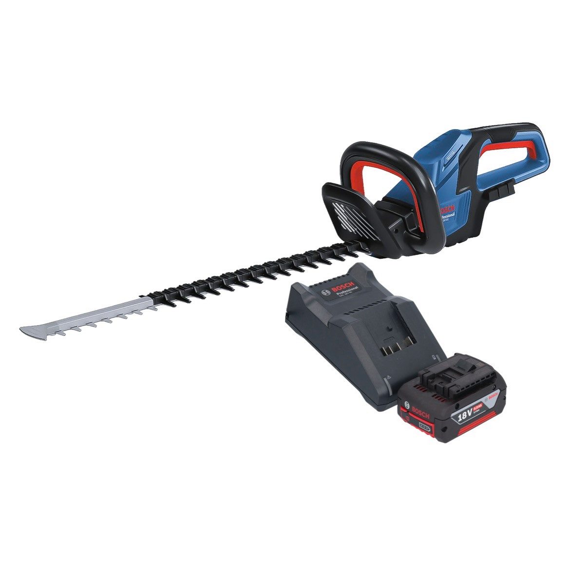 Bosch Professional Akku-Heckenschere GHE 18V-60 Professional Akku Heckenschere 18 V 60 cm Brushless + 1x