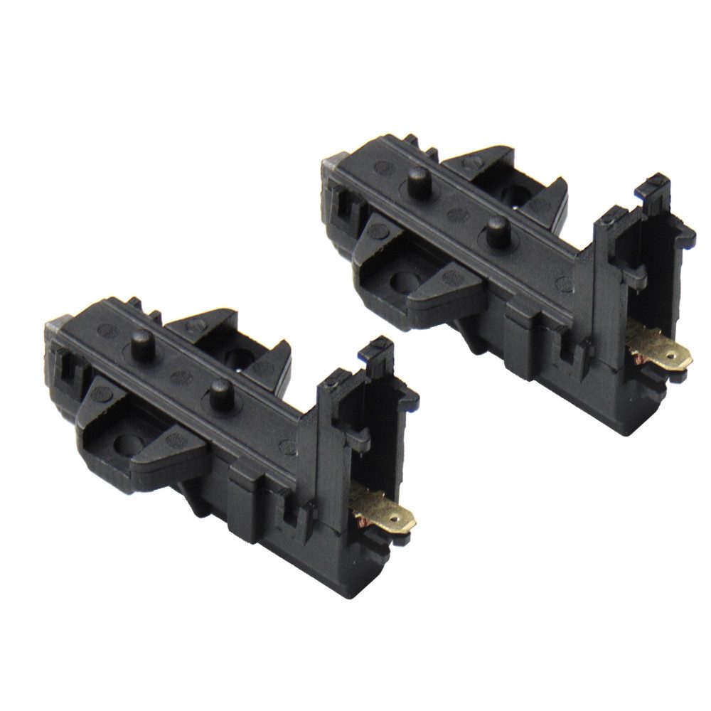 Trade-Shop Ersatzbürste 2x passend für AEG L5482 L54840D L54849D L6060 L6460AFL L6460FL L64640, 5mm x 13,5mm x 40mm Motorkohlen Kohlebürsten Schleifkohlen, (2-tlg), Geeignet für viele Waschmaschinen-Motoren - mit Halter (Länge: 55mm)