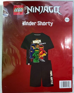 LEGO® Pyjama Lego® NINJAGO Pyjama Shorty Ninja Schlafanzug Jungen + Mädchen in Navy oder Hellgrau Gr.116 122 128 134 140 146