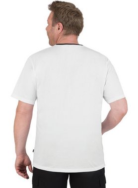 Trigema T-Shirt TRIGEMA V-Shirt in Retrooptik (1-tlg)