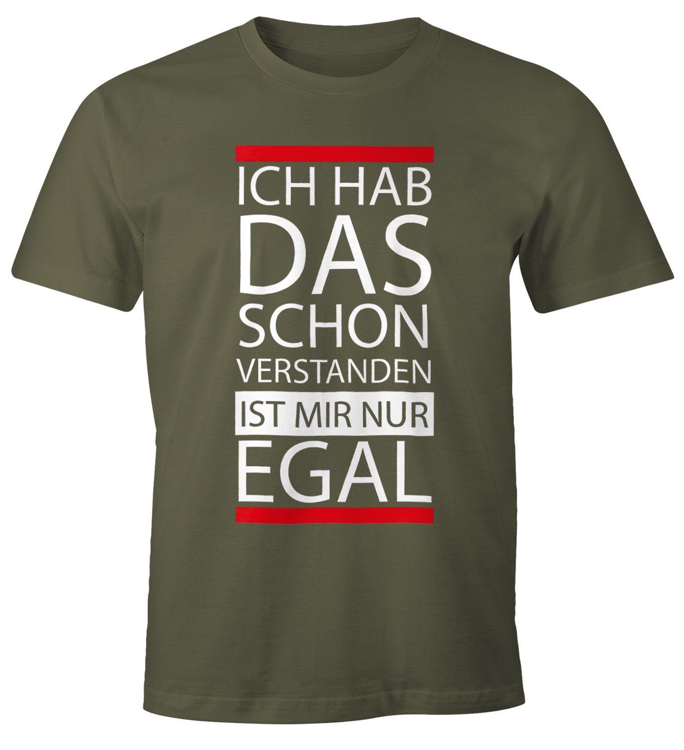 MoonWorks Print-Shirt Herren T-Shirt - Ich günstig online kaufen