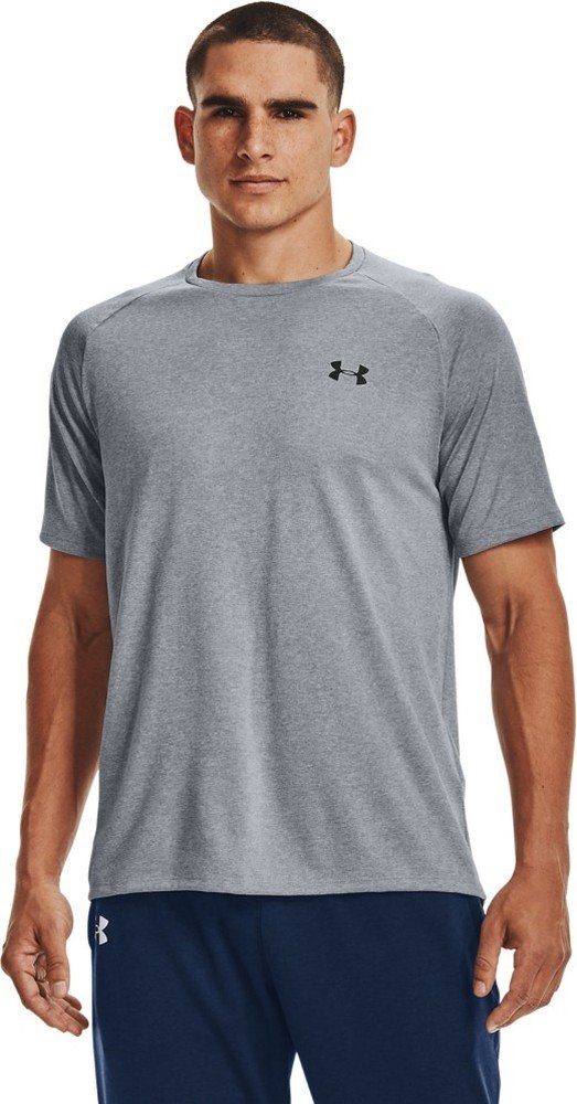 UA T-Shirt Oberteil, 2.0 Carbon 090 Tech kurzärmlig Under Armour® Heather