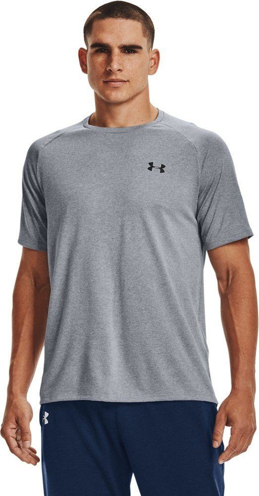 Oberteil, UA 2.0 Under Armour® T-Shirt Heather Tech kurzärmlig 090 Carbon