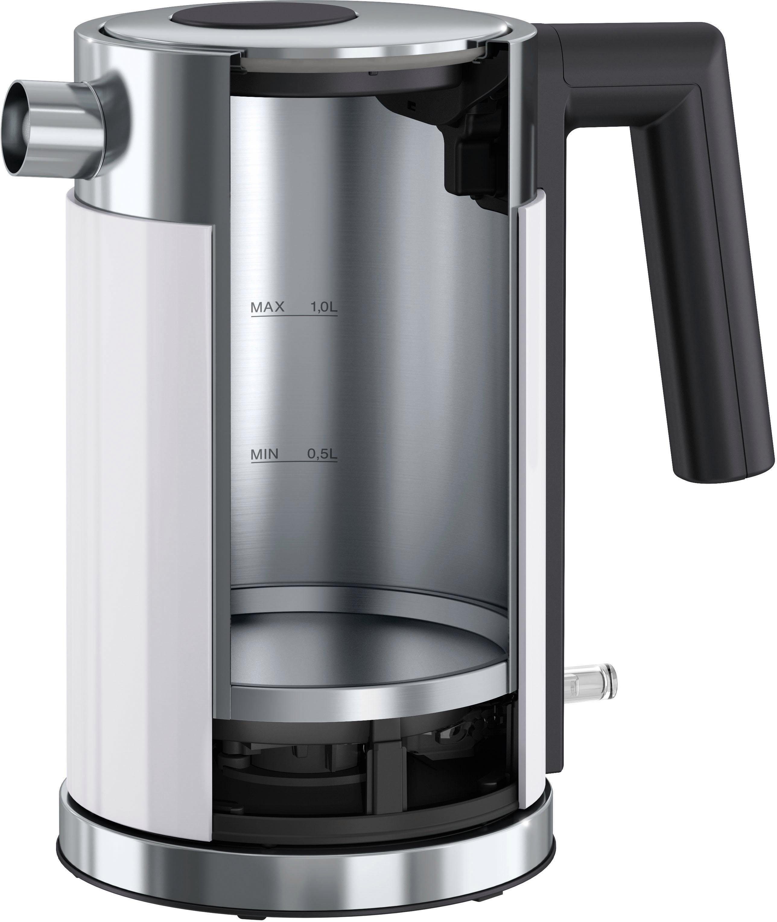Graef Wasserkocher WK 401, 1 l, 1850 W, Edelstahl, weiß