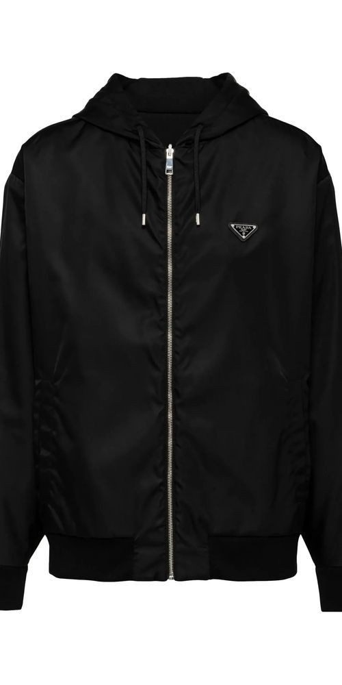 Rundhalspullover Prada Re-Nylon Jacke Herren Schwarz S