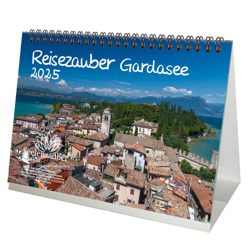 Seelenzauber Tischkalender Reisezauber Gardasee DIN A5 Kalender für