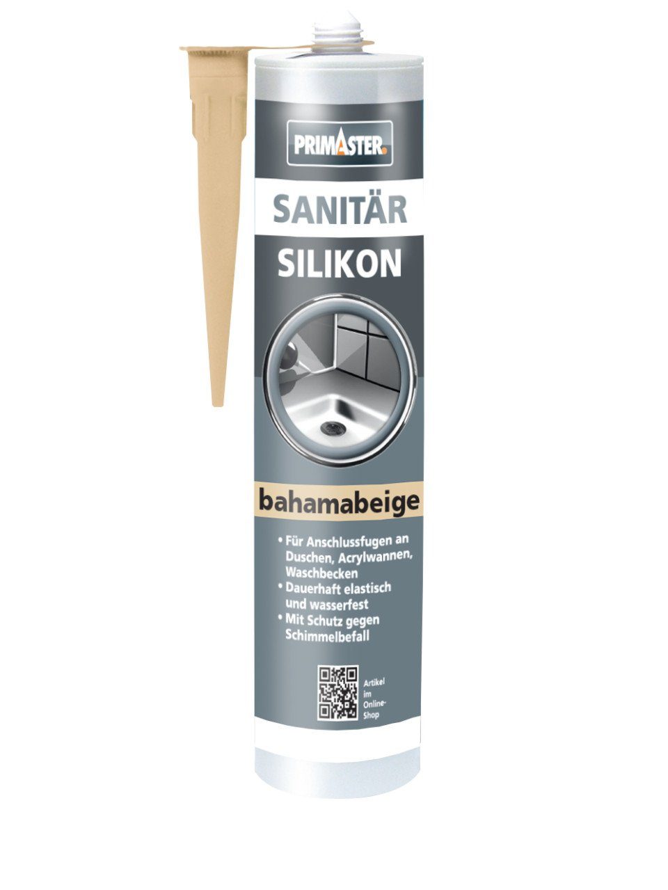 Primaster Silikon Primaster Sanitär Silikon bahamabeige 310 ml günstig online kaufen