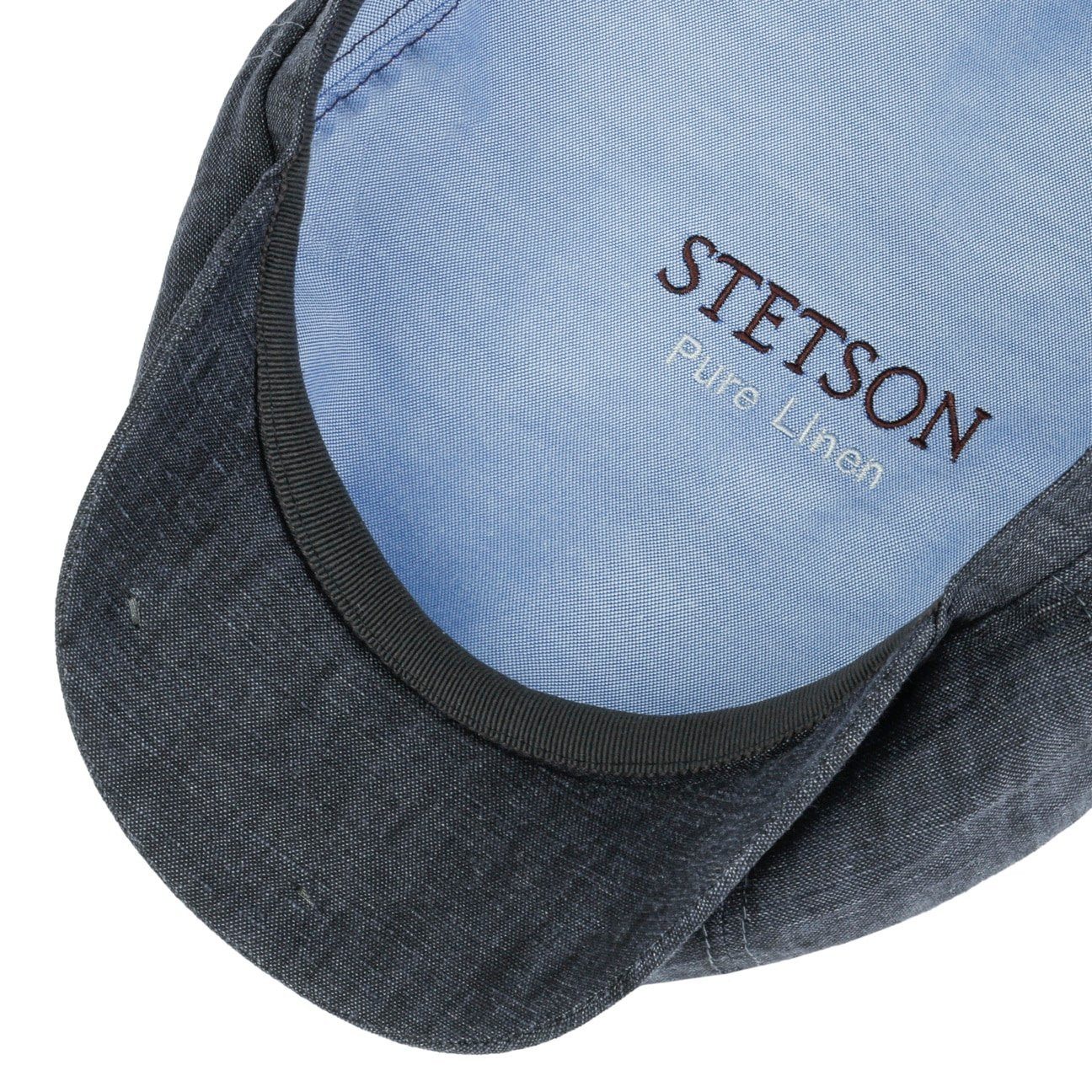 Stetson Flat Cap (1-St) Ballonmütze mit Schirm, Made in the EU