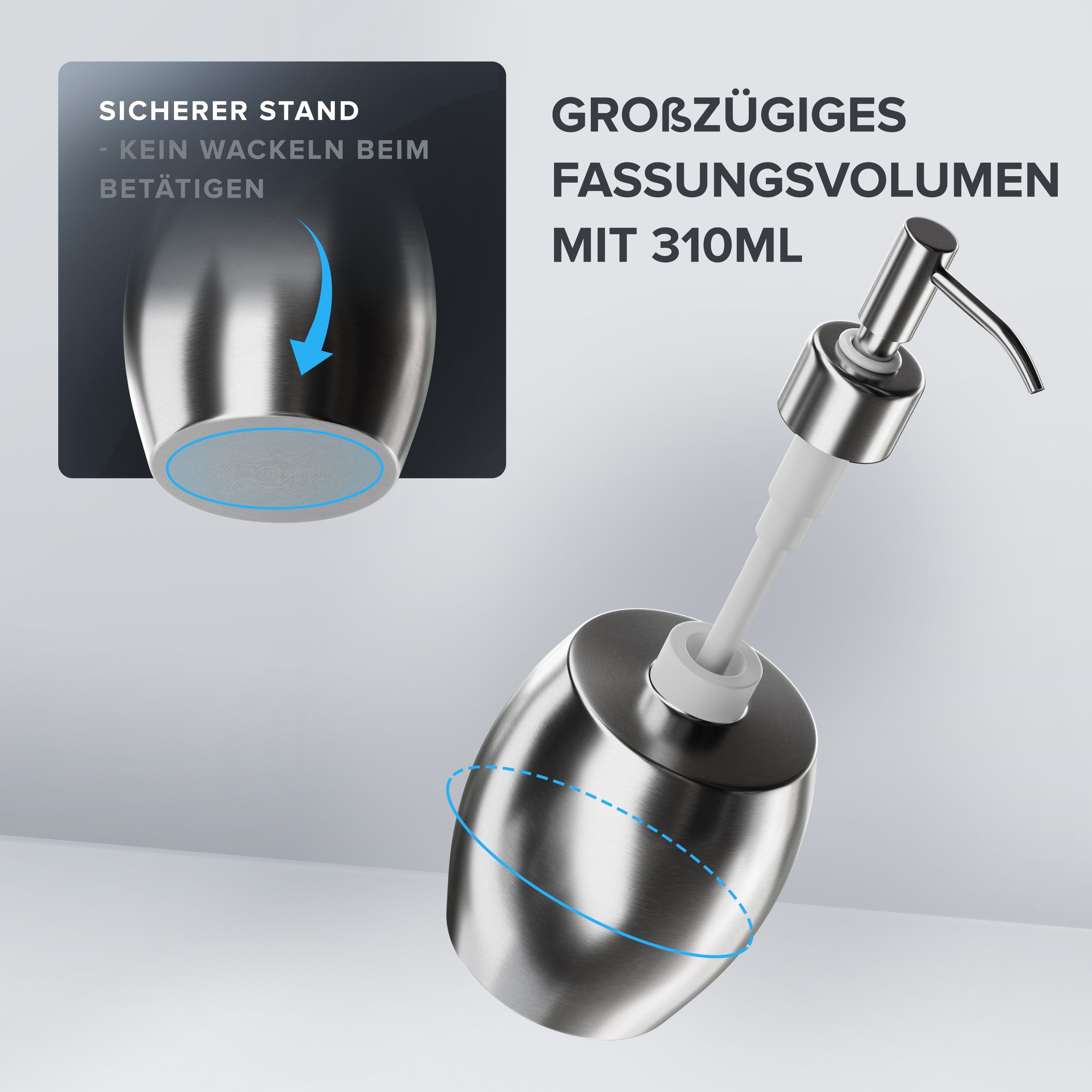 ovimar Seifenspender Hammeren, (1-tlg), aus Edelstahl günstig online kaufen