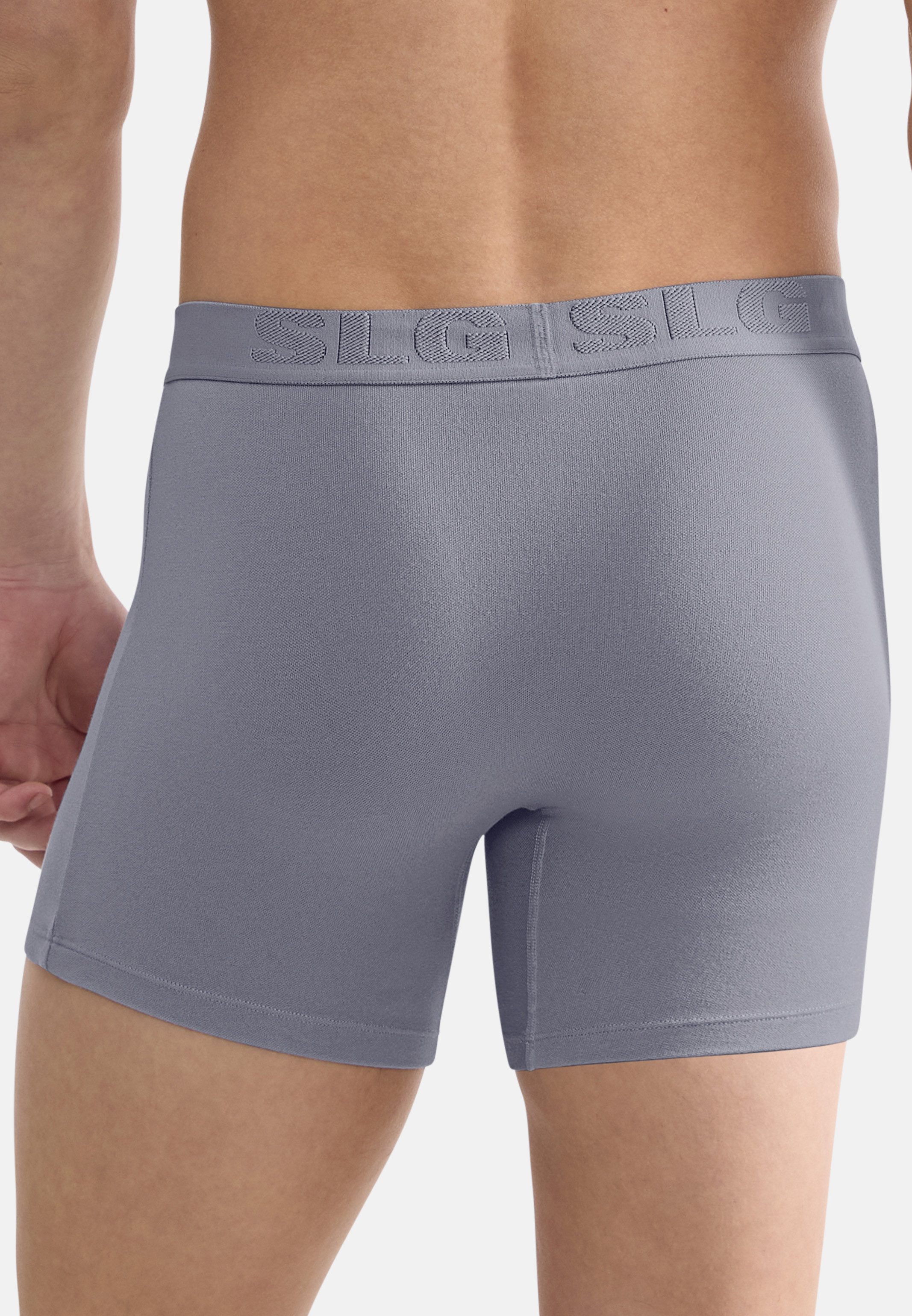 sloggi Retro Boxer 4er Pack SLG Base Soft (Spar-Set, 4-St) Long Short / Pant - ohne Eingriff - Atmungsaktiv