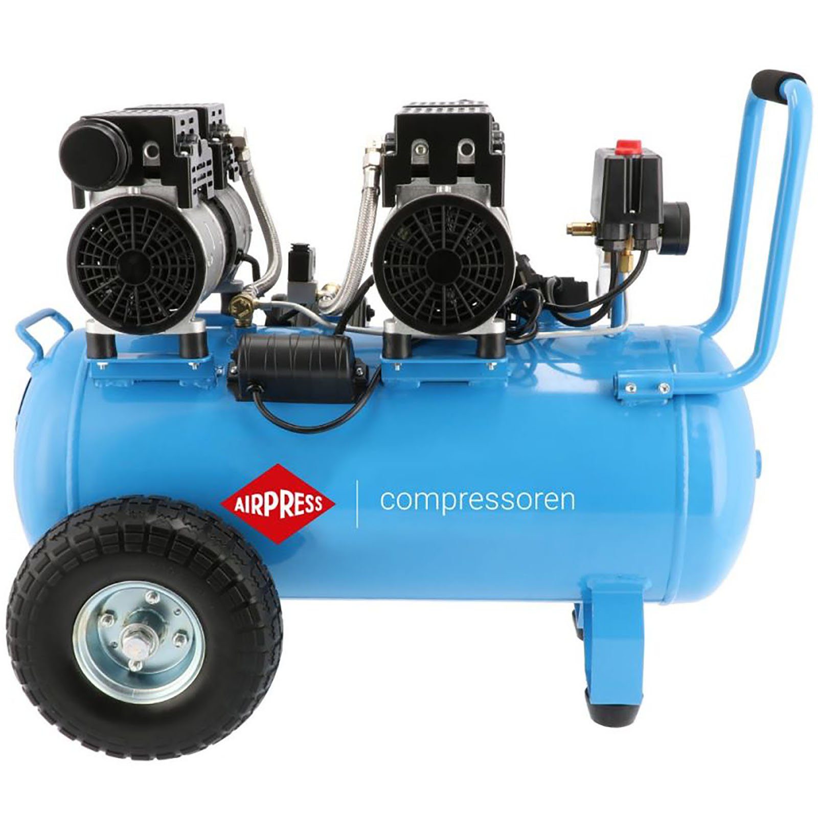 Airpress Kompressor Airpress® Flüster Kompressor 2 PS 50 Liter LMO 50-270 8bar Typ 36504, max. 8 bar, 50 l, 1 Stück