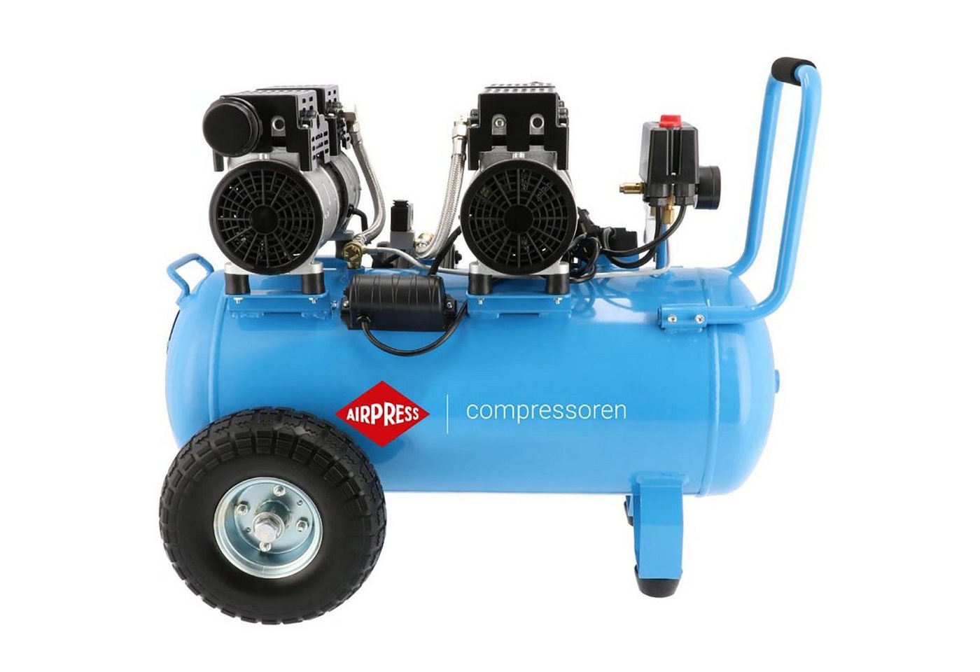 Thumbnail - Airpress Kompressor Airpress® Flüster Kompressor 2 PS 50 Liter LMO 50-270 8bar Typ 36504, max. 8 bar, 50 l, 1 Stück