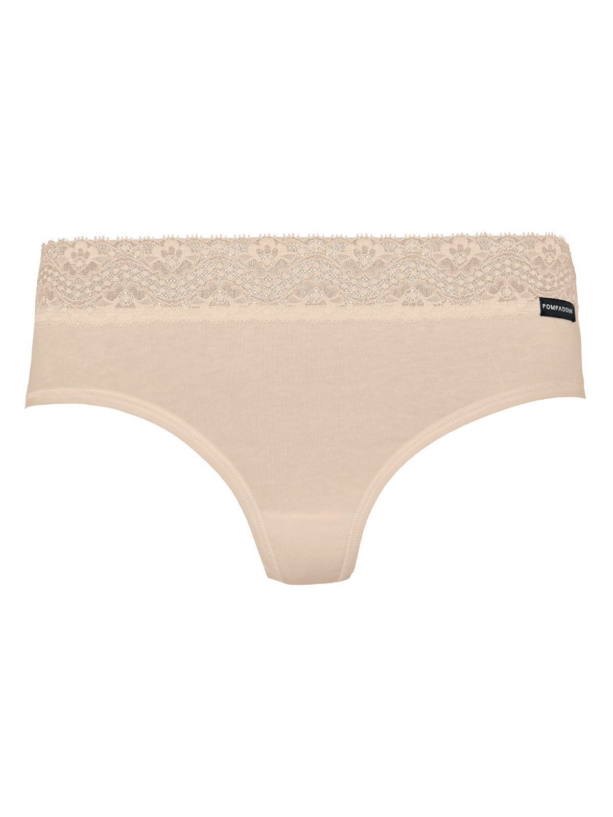 Pompadour Bikinislip 6er Pack Brasilian-Slip DUO Lace (Packung, 6-St) -