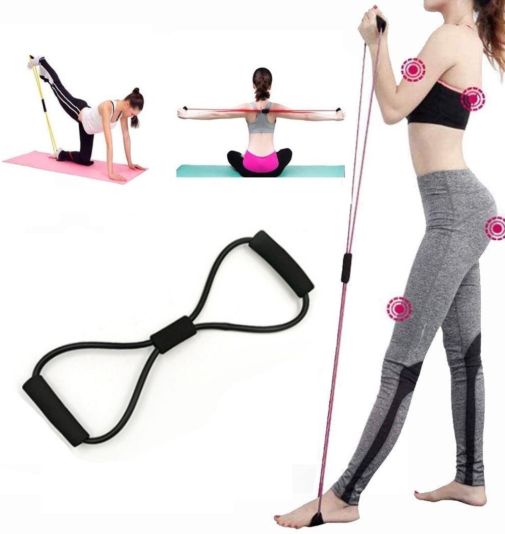 MAVURA Trainingsband YogiFit Fitness Gymnastik Yoga Trainingsband Expander Fitnessexpander, Resistance Band Fitnessband Gymnastikband Home Workout Yoga Abnehmen