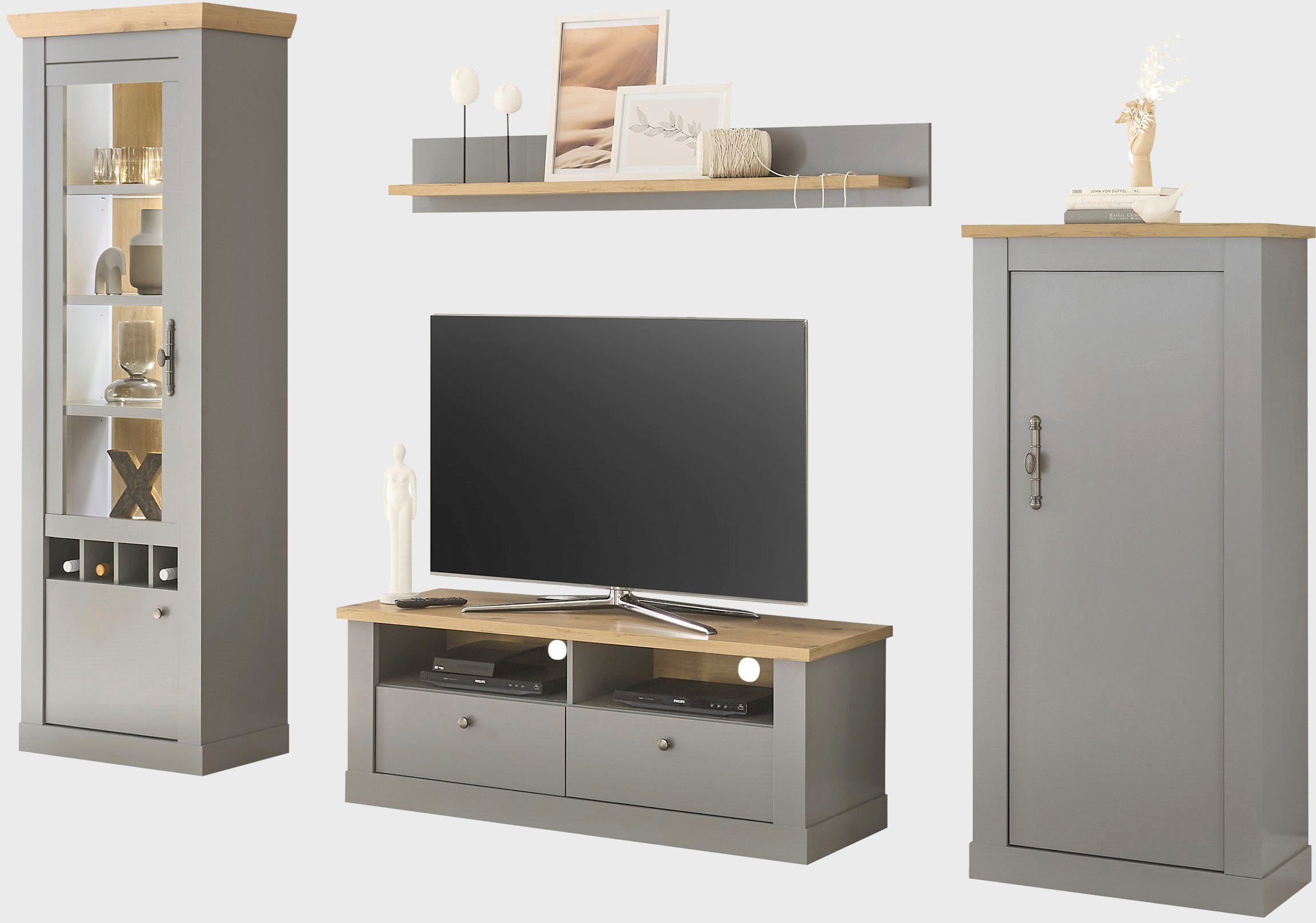 Home affaire Wohnwand Chambord, (4-St)