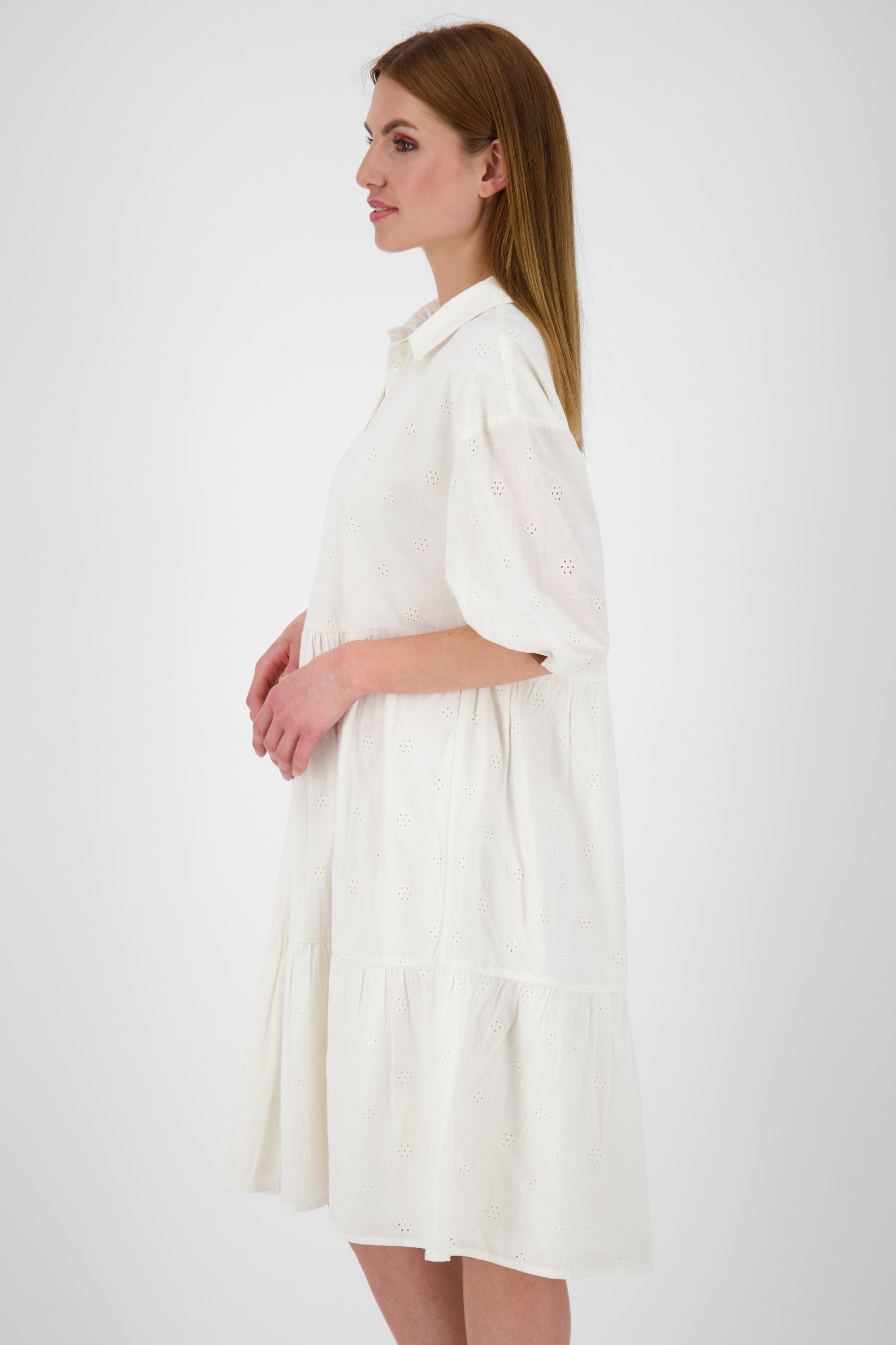 white Alife Kickin E Dress & SalomeAK Jerseykleid Sommerkleid, Kleid Damen