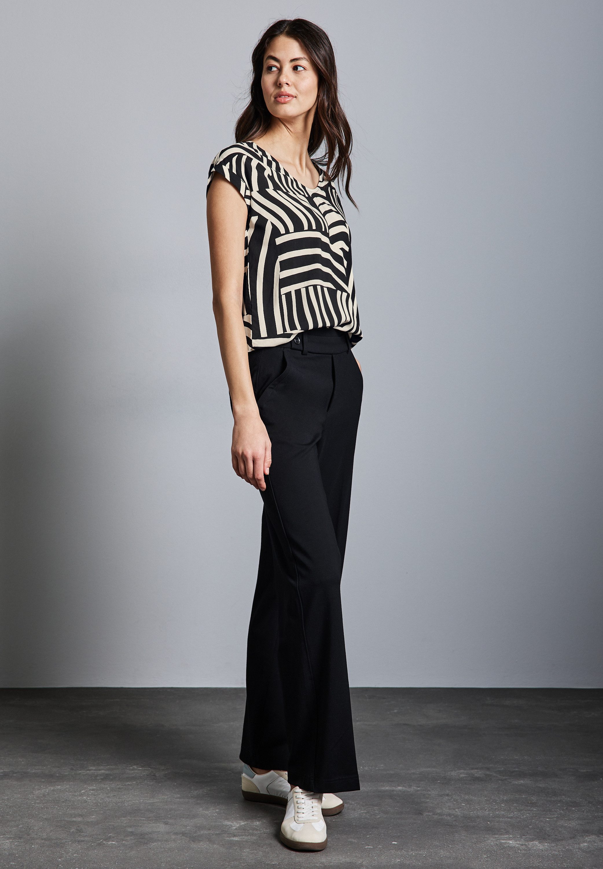 STREET ONE Hemdbluse aus softer Viskose