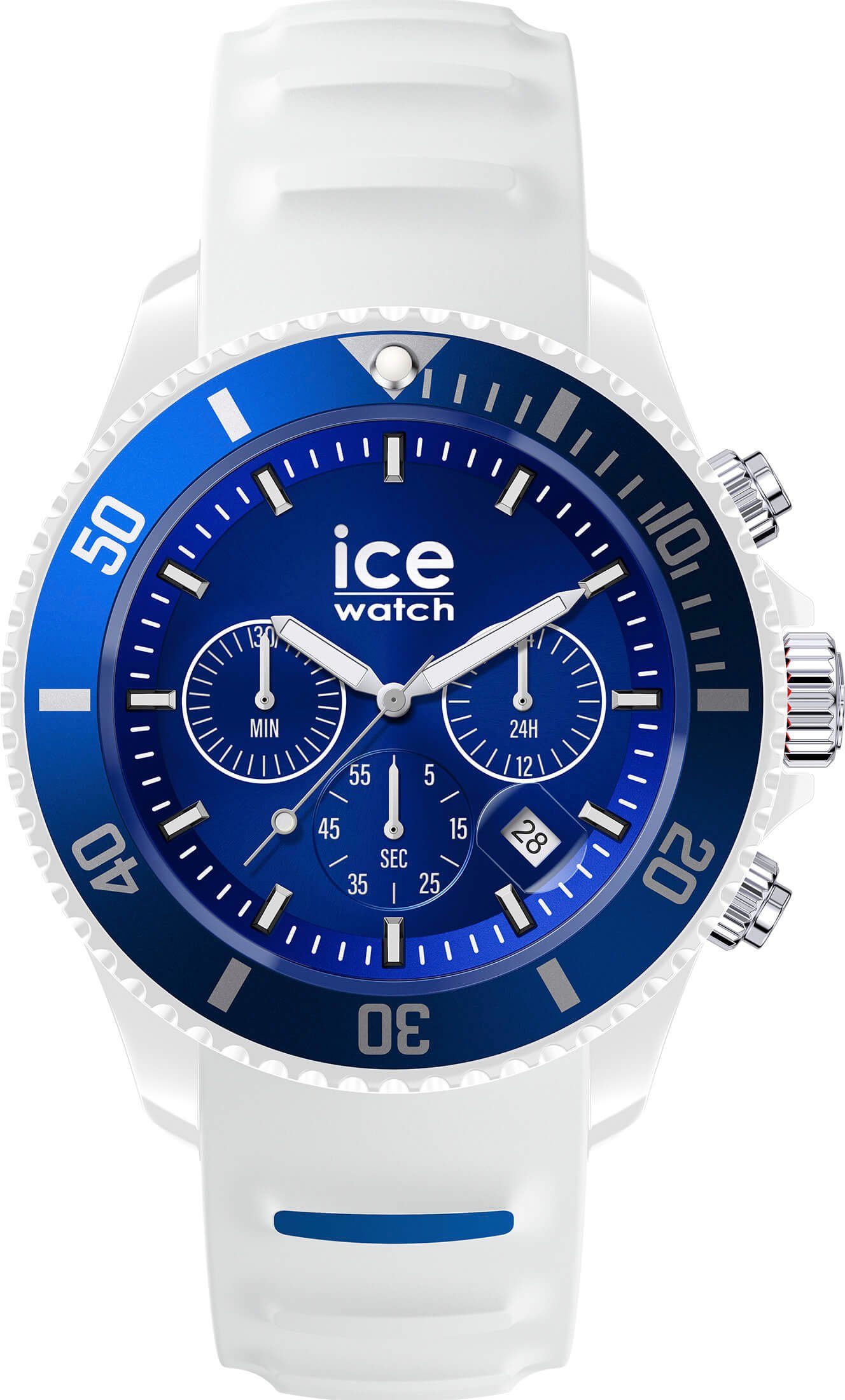- Medium blue ice-watch White 021424 chrono ICE CH, Chronograph - -