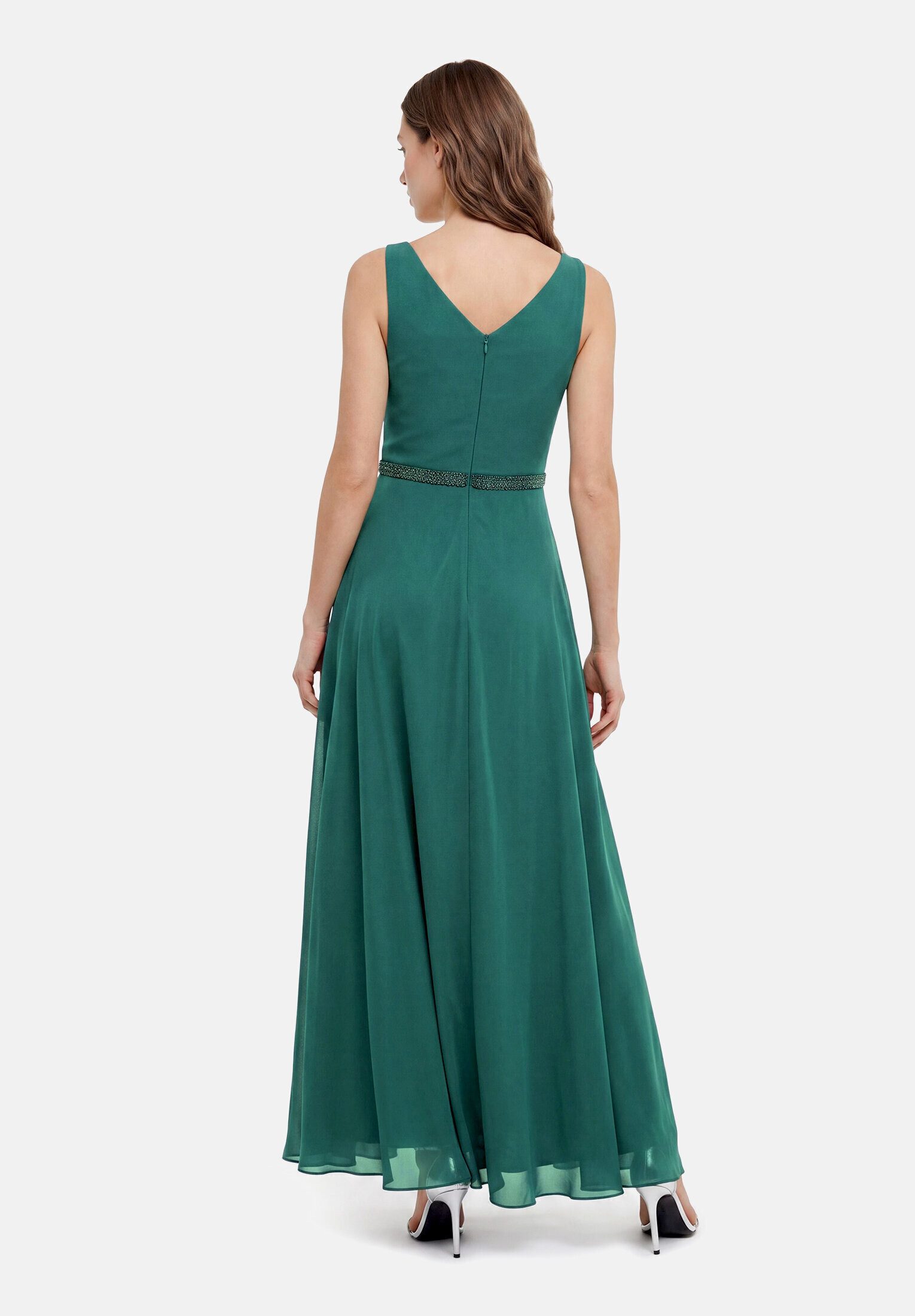 Vera Mont Abendkleid Damen mit Plissee Dekoelemente