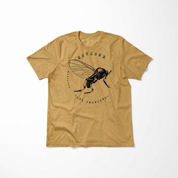 Sinus Art T-Shirt Hexapoda Herren T-Shirt Black Fly
