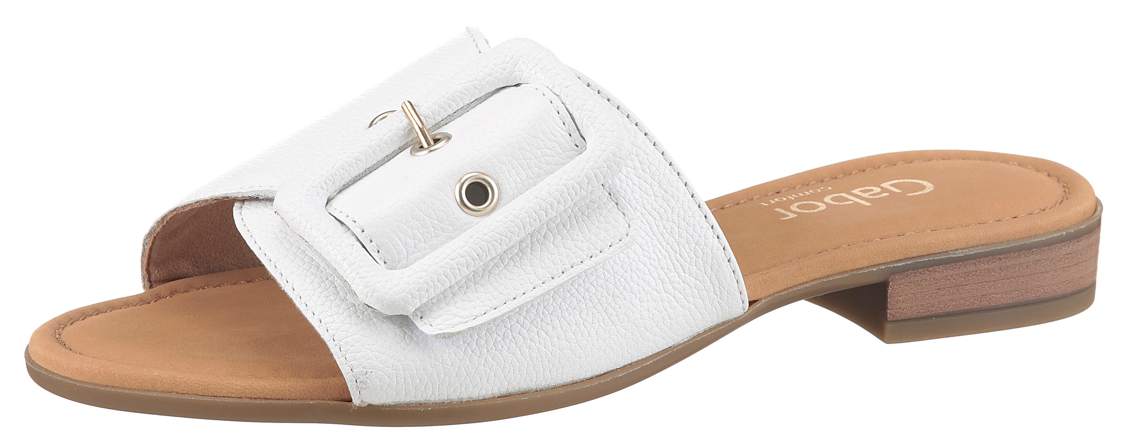 Gabor RHODOS Pantolette, Blockabsatz, Sommerschuh, Komfortschuh günstig online kaufen