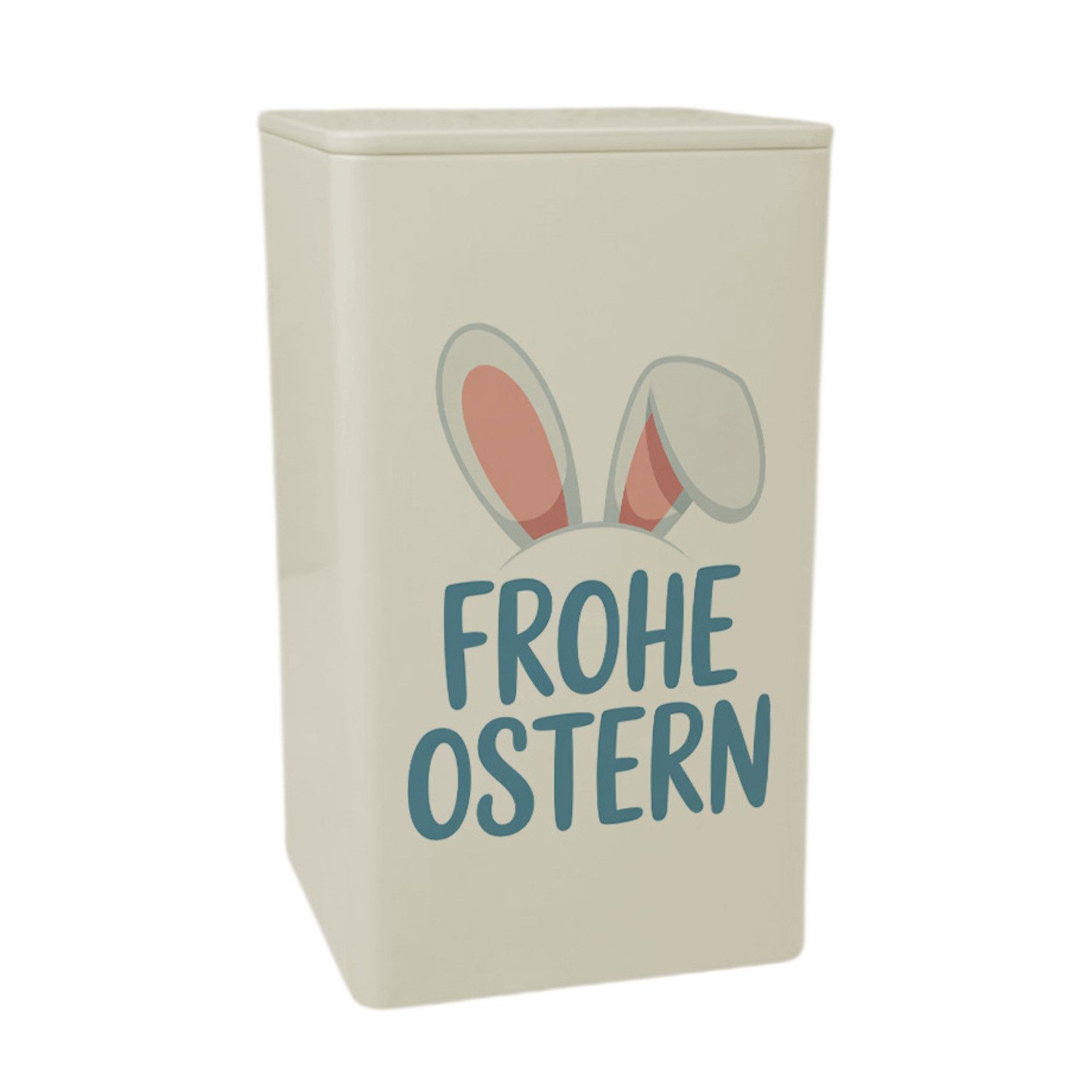 speecheese Aufbewahrungsdose Frohe Ostern Dose 900ml mit niedlichen Hasenohren