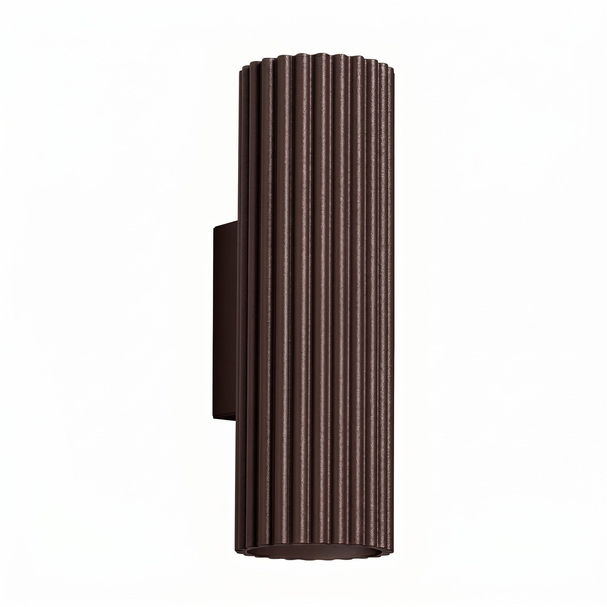 SOLLUX lighting Wandleuchte Wandleuchte KARBON 20 braun, Nicht enthalten