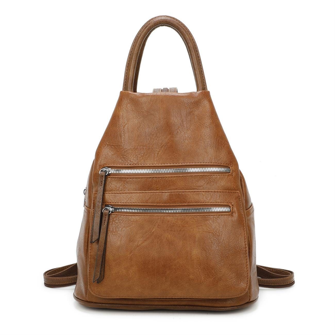 ITALYSHOP24 Rucksack Damen Freizeitrucksack Tasche Umhängetasche, CityRucks günstig online kaufen
