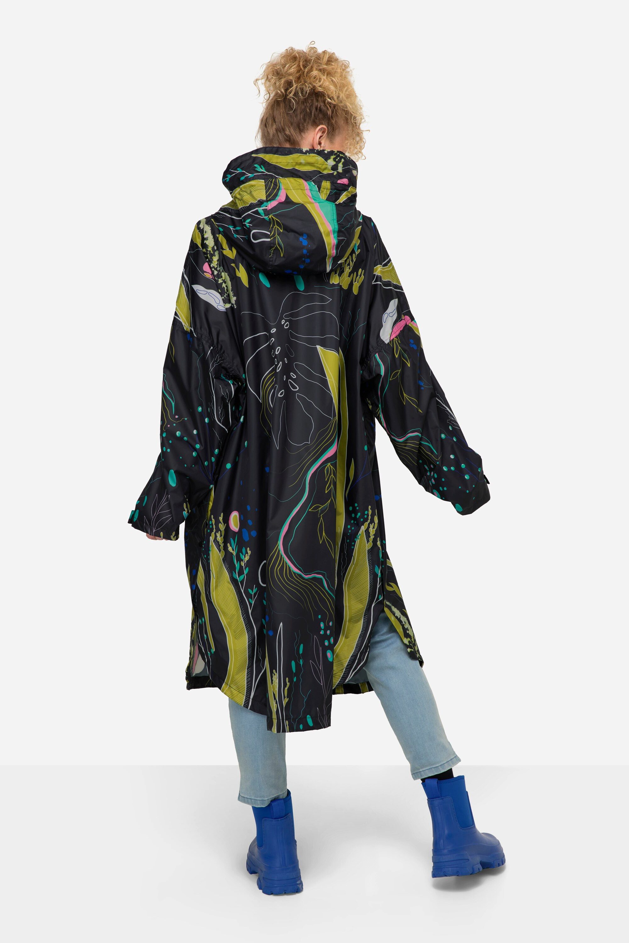 Laurasøn Funktionsjacke Funktions-Regencape Unisex Print Kapuze
