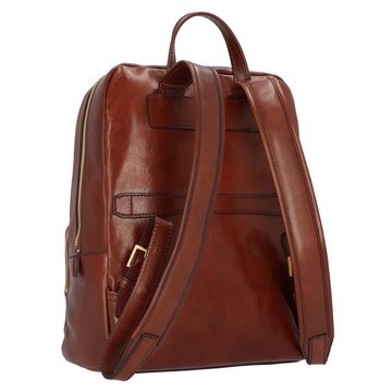 THE BRIDGE Laptoprucksack Firenze, Leder