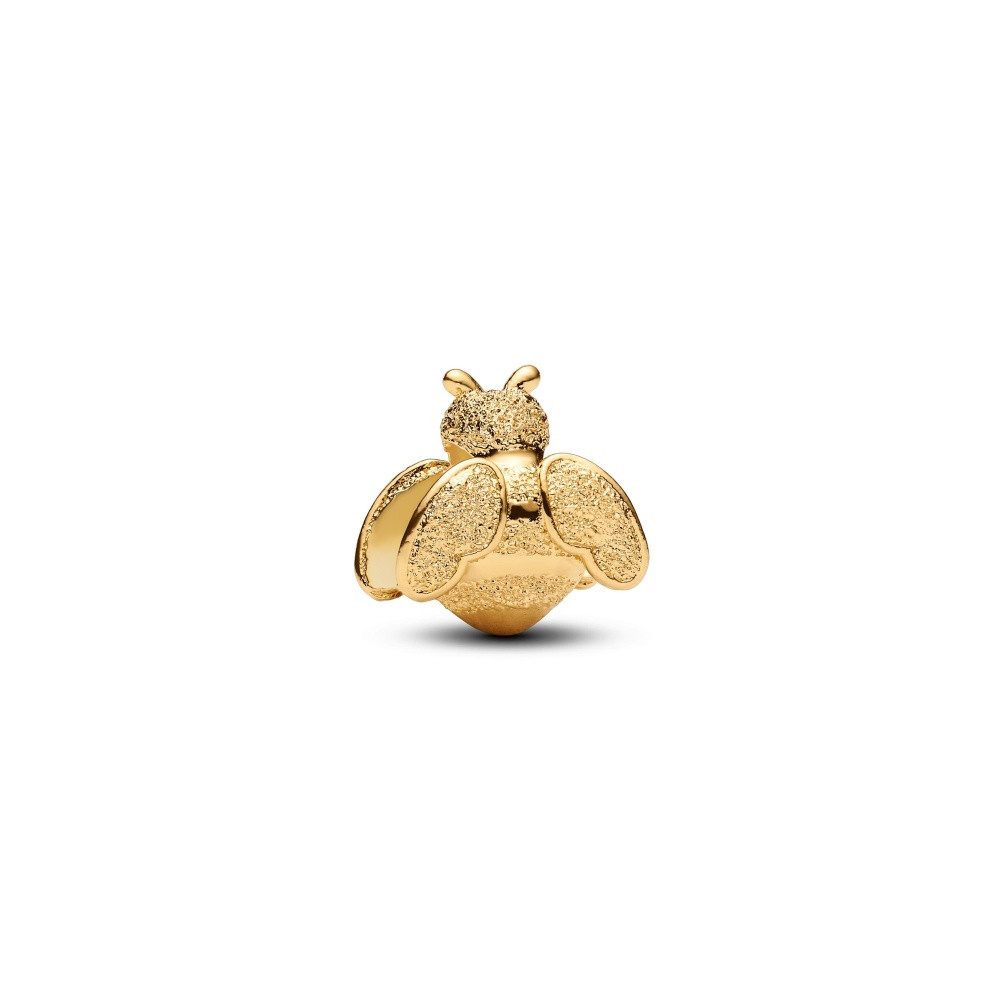 Pandora Charm-Einhänger Pandora Moments Strukturierte Biene Mini Charm 764524C00 (1-tlg)