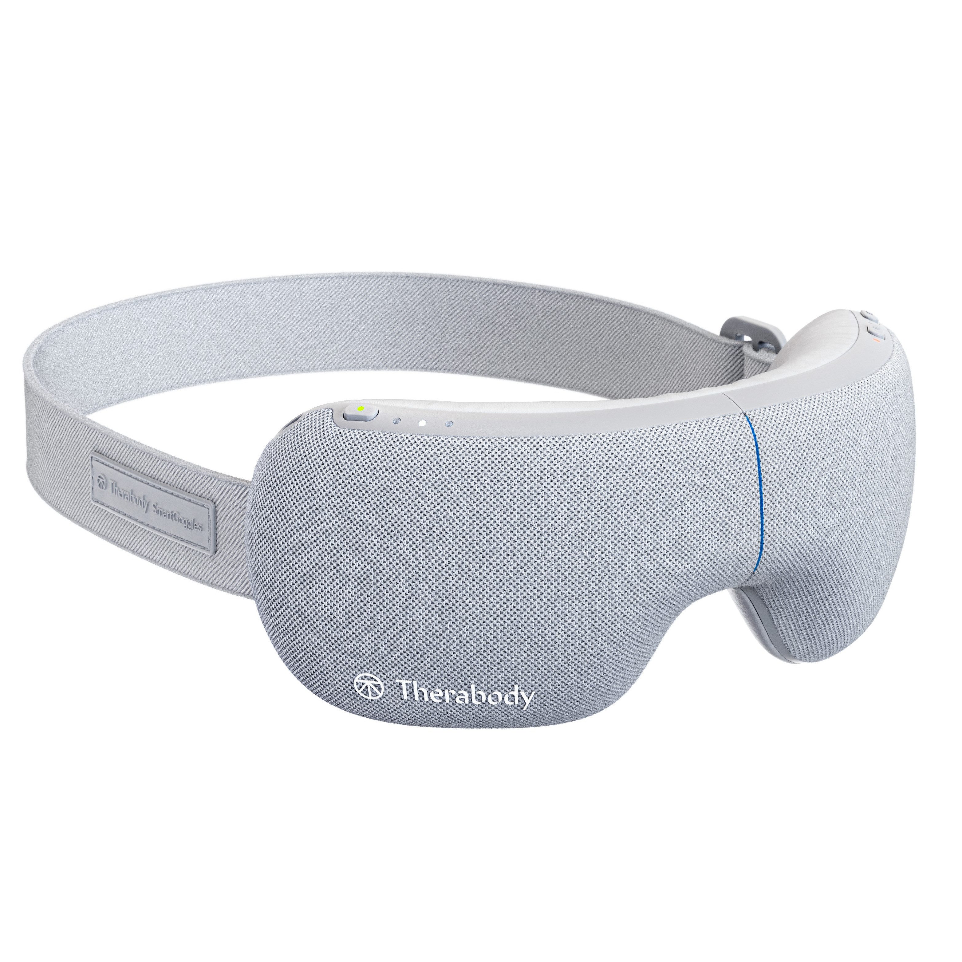 Therabody Massagegerät Smart Goggles Augenmassagegerät mit Wärme & Vibration, 3 Massageprogramme, Bluetooth, Schlaf & Entspannung