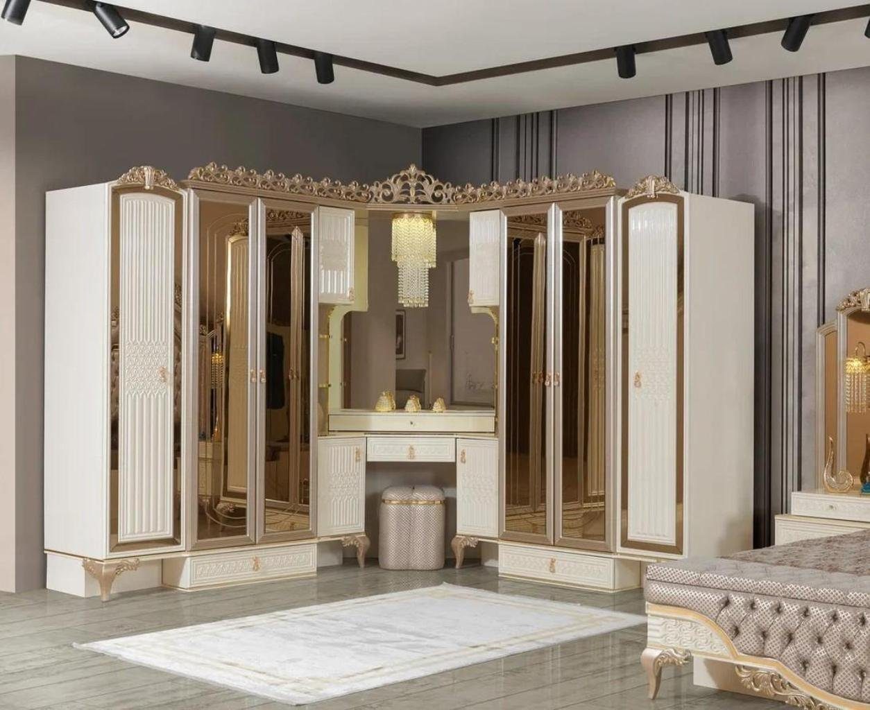 JVmoebel Eckkleiderschrank Eckschrank Design Luxus Wohnzimmer Möbel Holz Eckschrank Modern (1-St., 1x Eckkleiderschrank) Made in Europa | Eckkleiderschränke