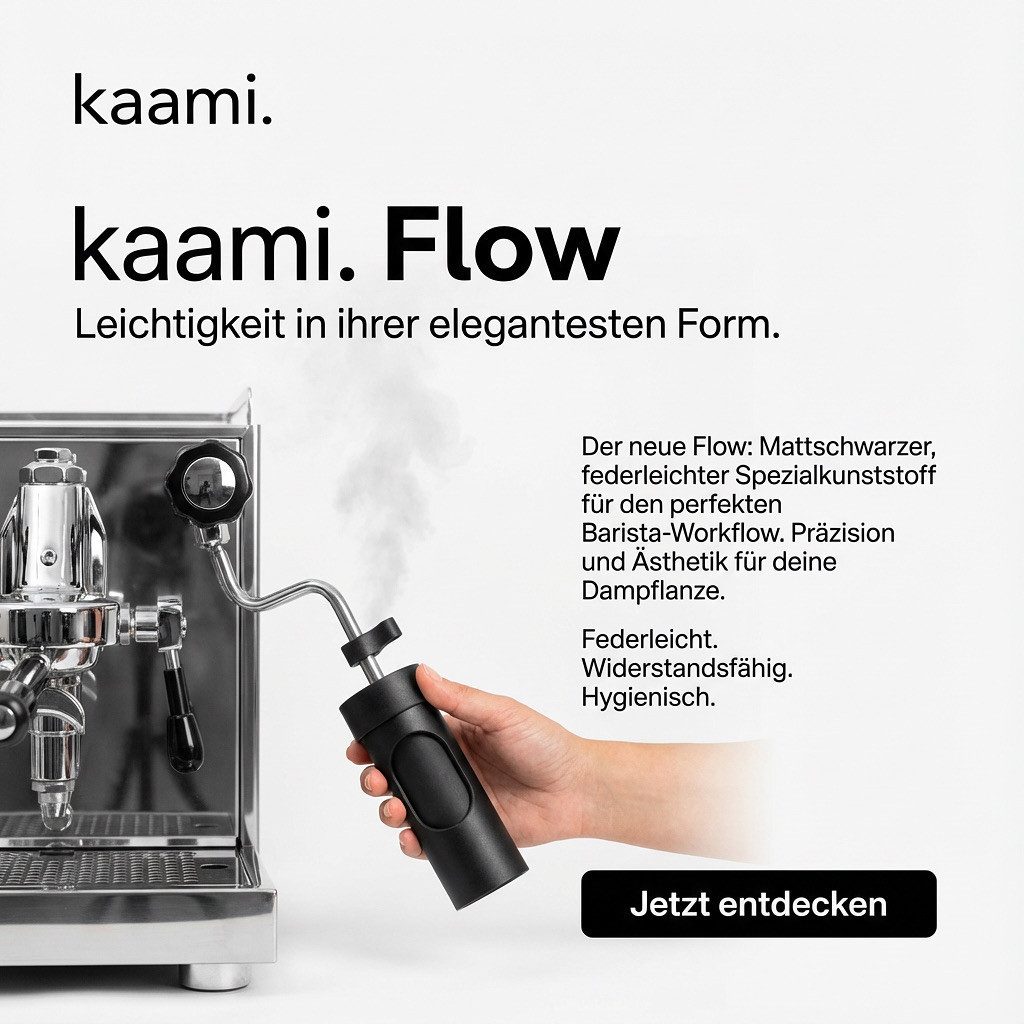 kaami. Barista-Set Flow Milchschaumdüsen-Reiniger Weiß