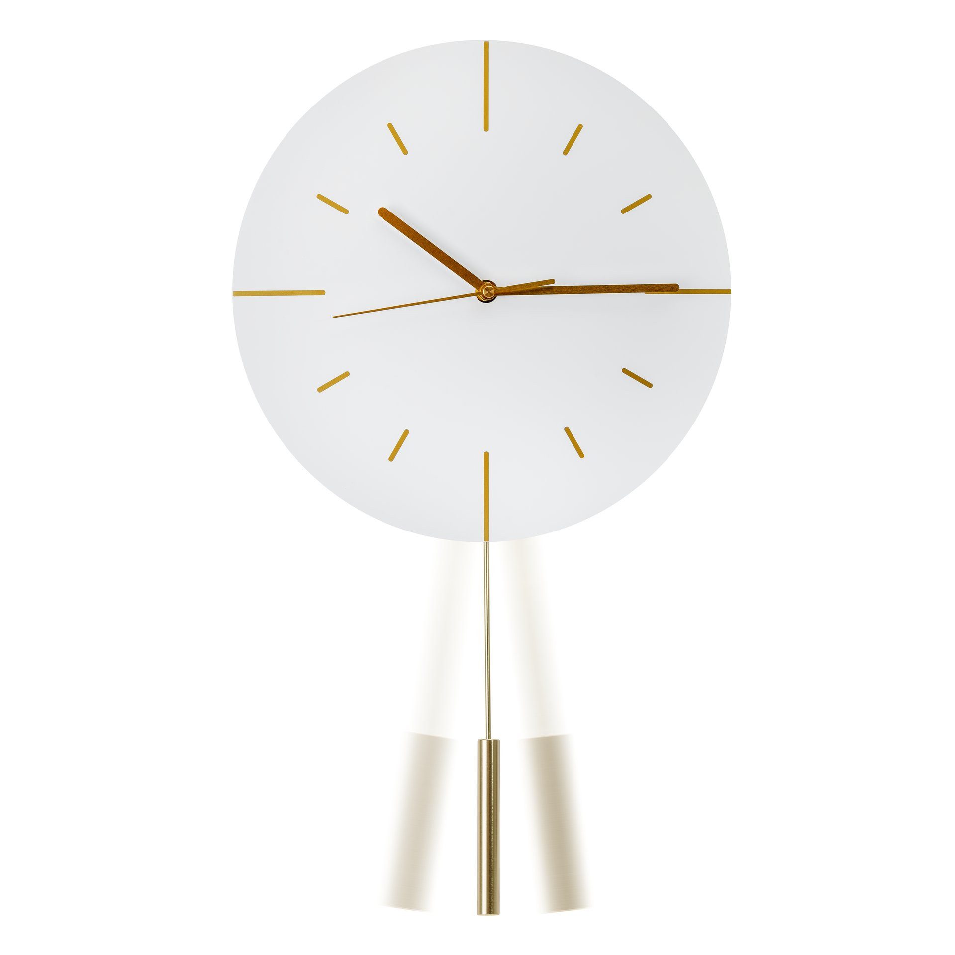 Platinet Wanduhr runde Wanduhr Dämmerung mit geräuschlosem Uhrwerk Quarzmechanismus