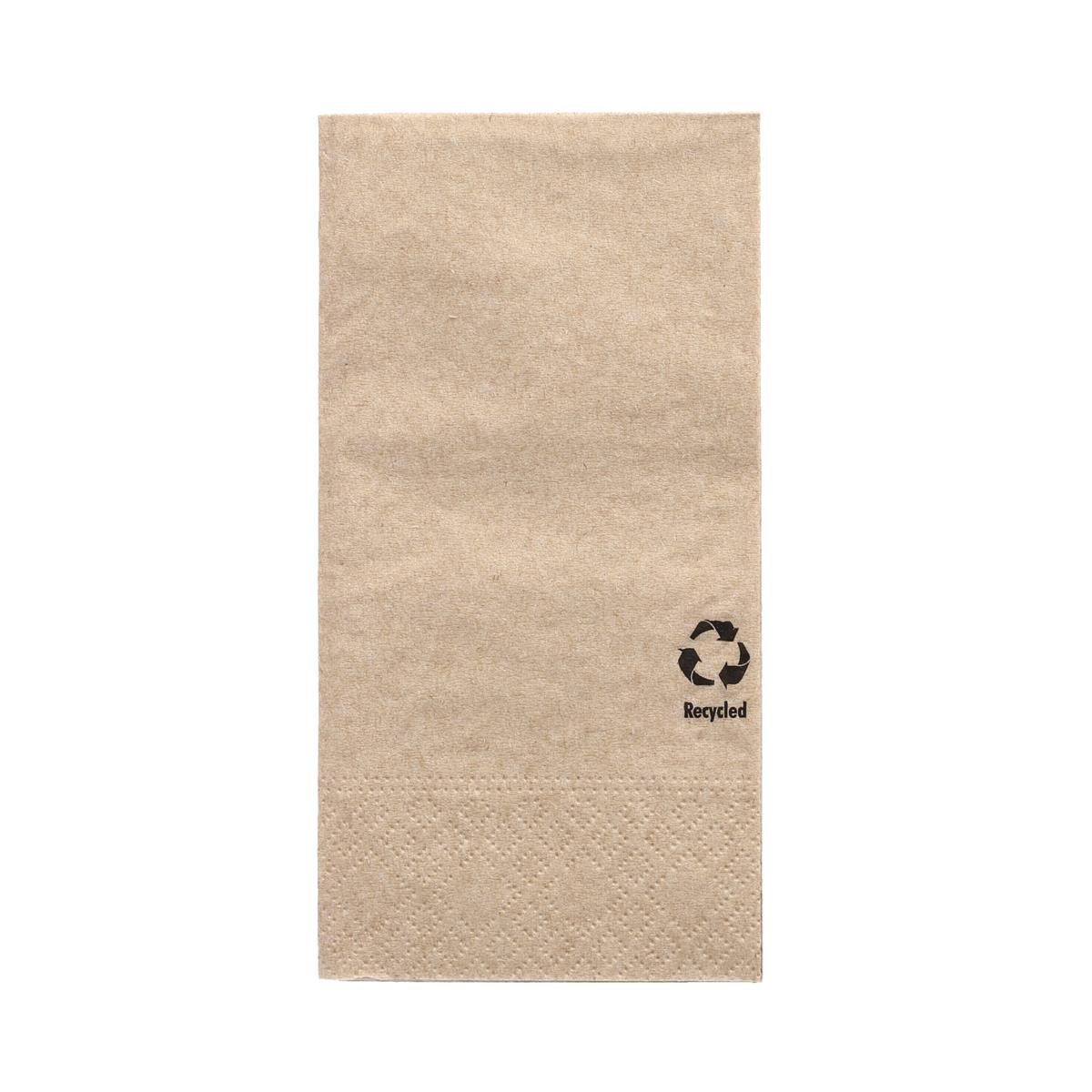 PAPSTAR Papierserviette PAPSTAR 88531 PAPSTAR Bistro-Servietten, 330 x 330 mm, 3-lagig, natur