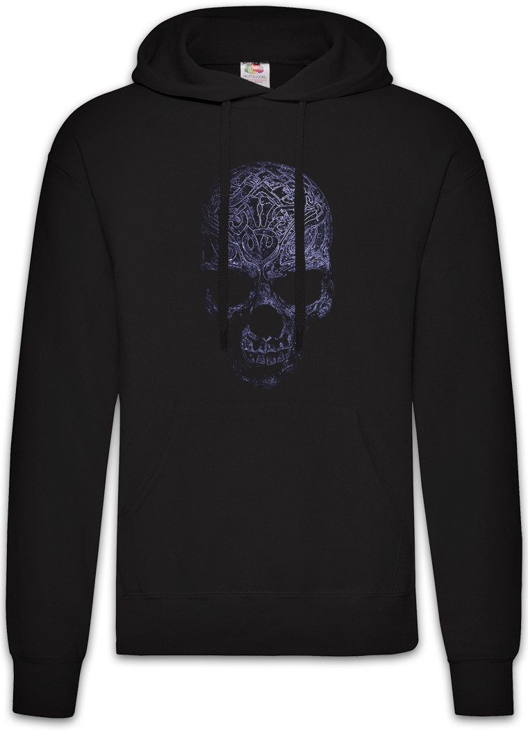 Hoodie Ornament Skull II Herren Hoodie Shirt Schädel Dead Totenschädel Art