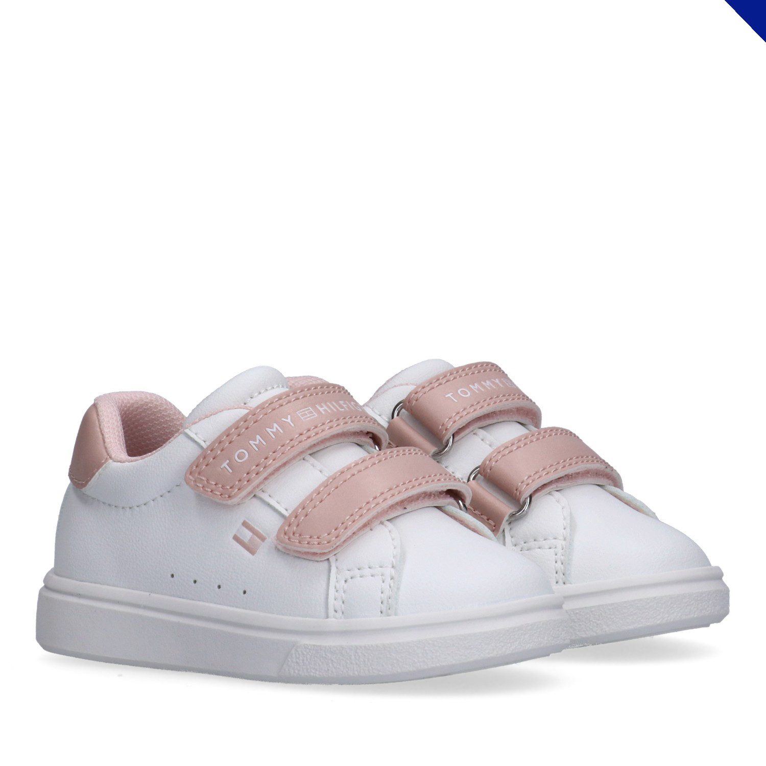 Tommy Hilfiger Sneaker Klettschuh, Halbschuh, Freizeitschuh mit Logoverzierung