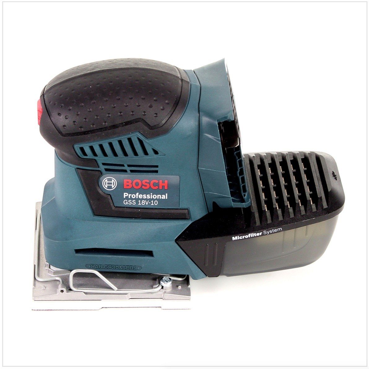 Bosch Professional Akku-Schwingschleifer GSS 18V-10 Akku Schwingschleifer 18V + 1x Akku 5,0Ah + L-Boxx