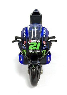 Maisto® Modellmotorrad Modellmotorrad MotoGP Yamaha YZR-M1 #21 Franco Morbidelli, 1:18, Maßstab 1:18, detailliertes Modell