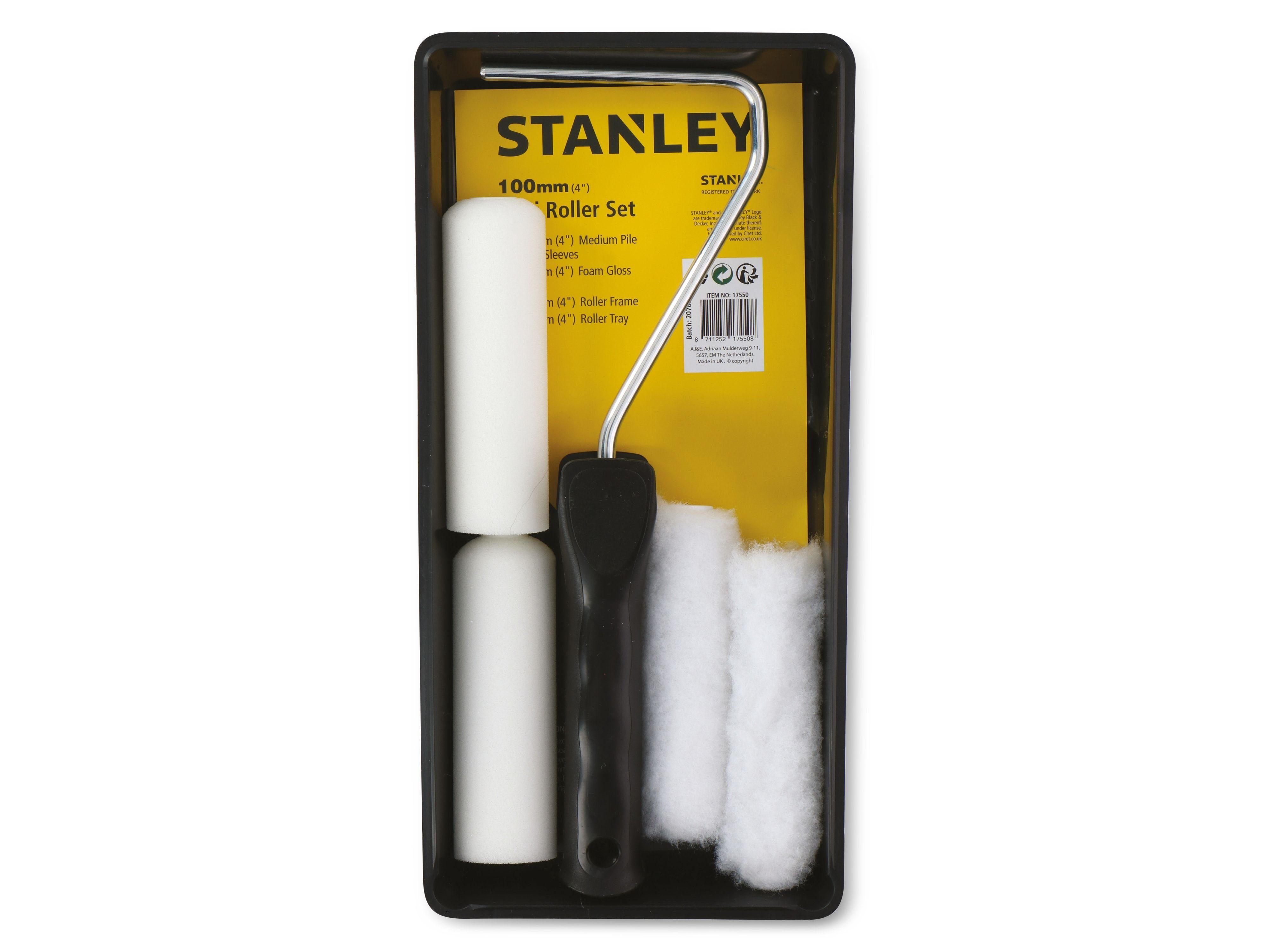 STANLEY Malerset STANLEY Maler-Roller-Set mm 2x 100