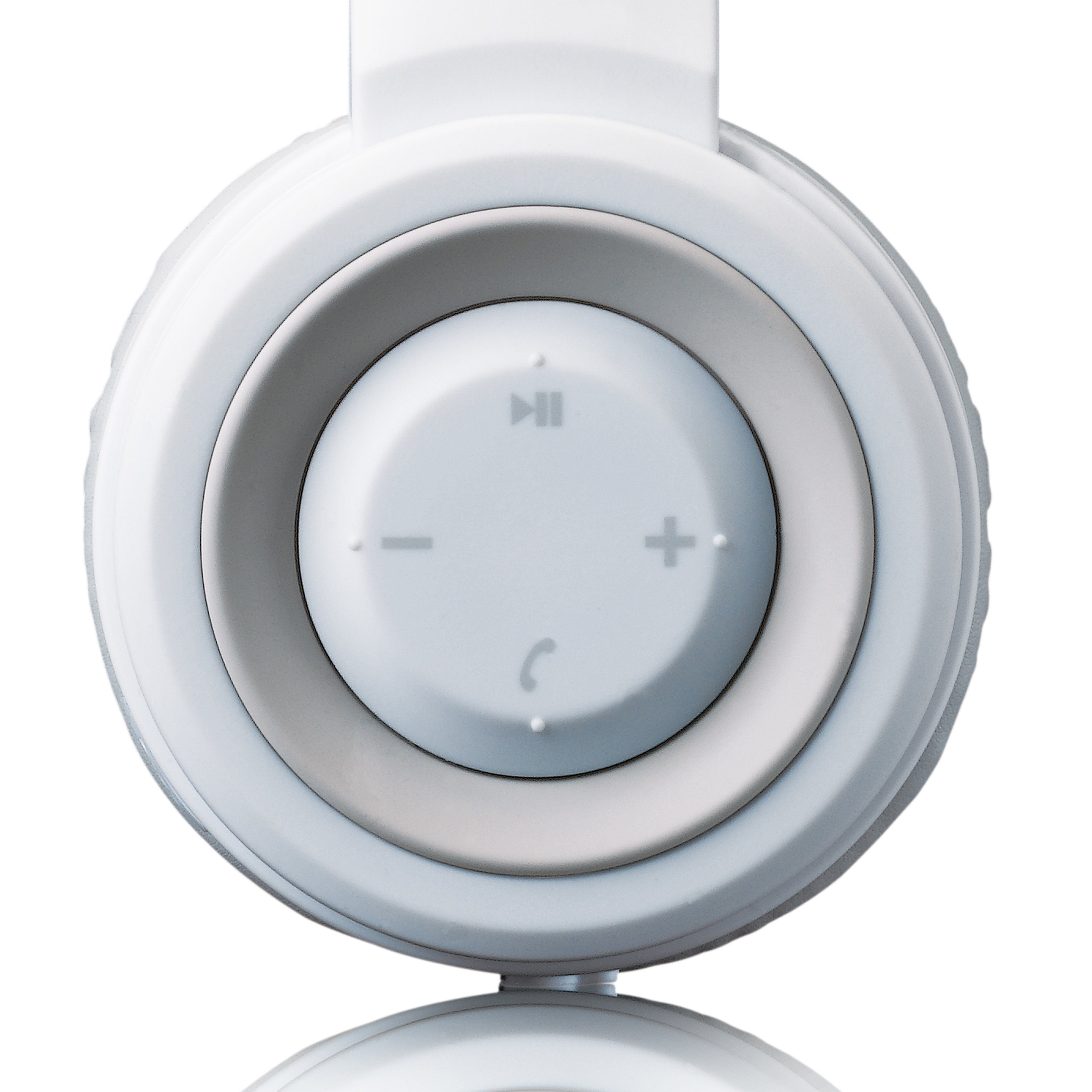Lenco HPB-330 Bluetooth-Kopfhörer (66 Stunden Komfortabler Musikgenuss, IPX4 Geschützt, in Weiß/Schwarz)