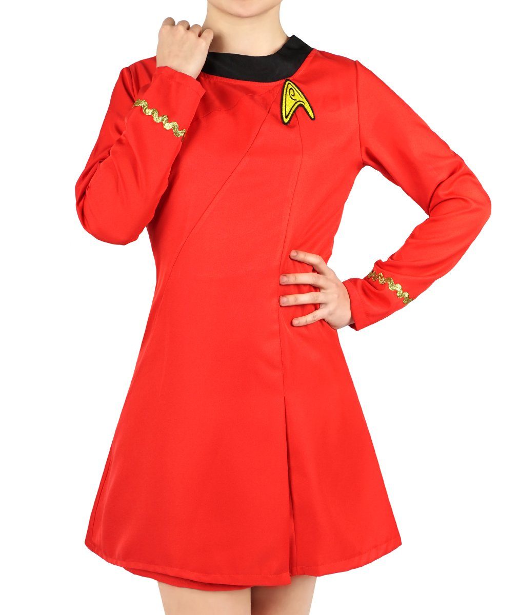 GalaxyCat Kostüm Star Trek Uniform der Sternenflotte von Nyota,  Sternenflotte Uniform von Nyota Uhura