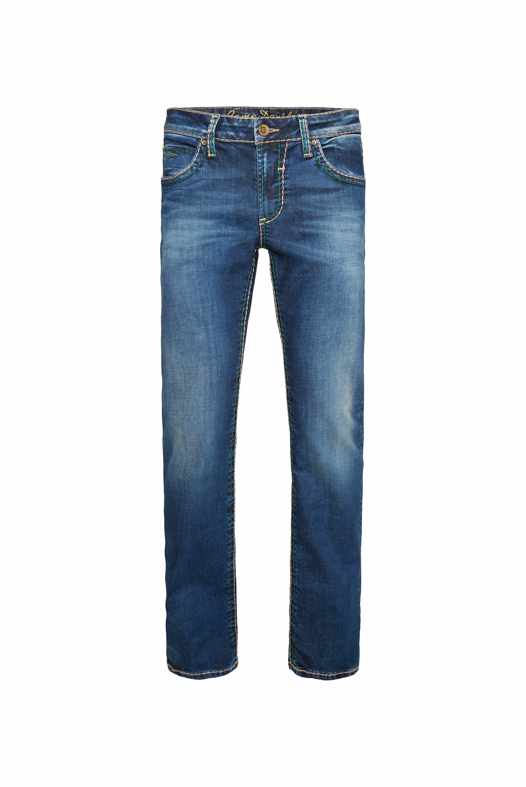 Used-Waschung NI:CO DAVID mit CAMP Regular-fit-Jeans