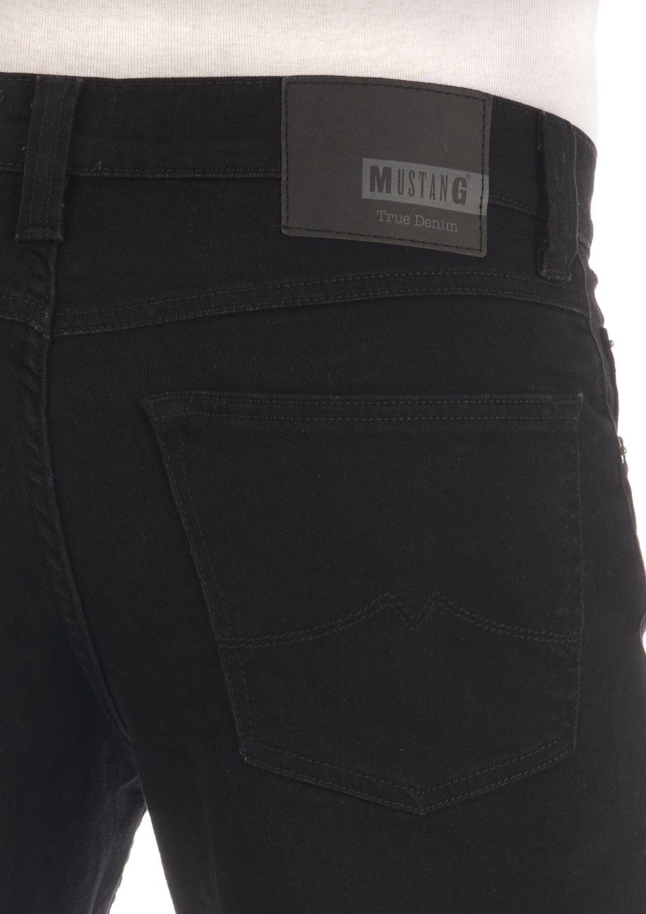 DENIM Jeanshose Sur Stretch Hose Denim Regular mit Herren (4000-940) MUSTANG BLACK Big Straight-Jeans Fit